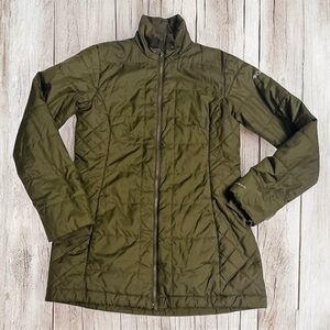 Columbia Interchange Women's Olive Green Lightweight Quilted Puffer Jacket Sz S